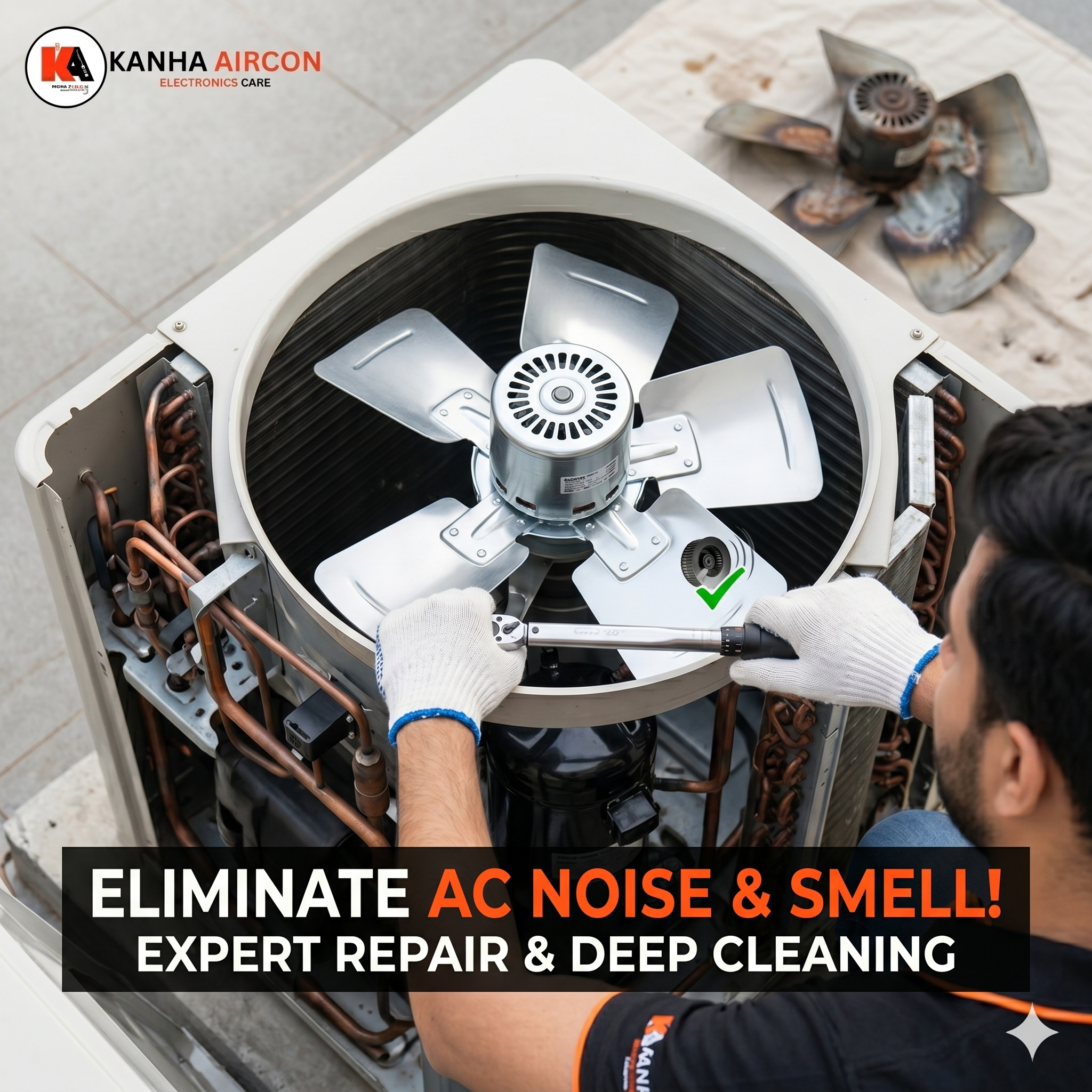 AC noise/smell repair