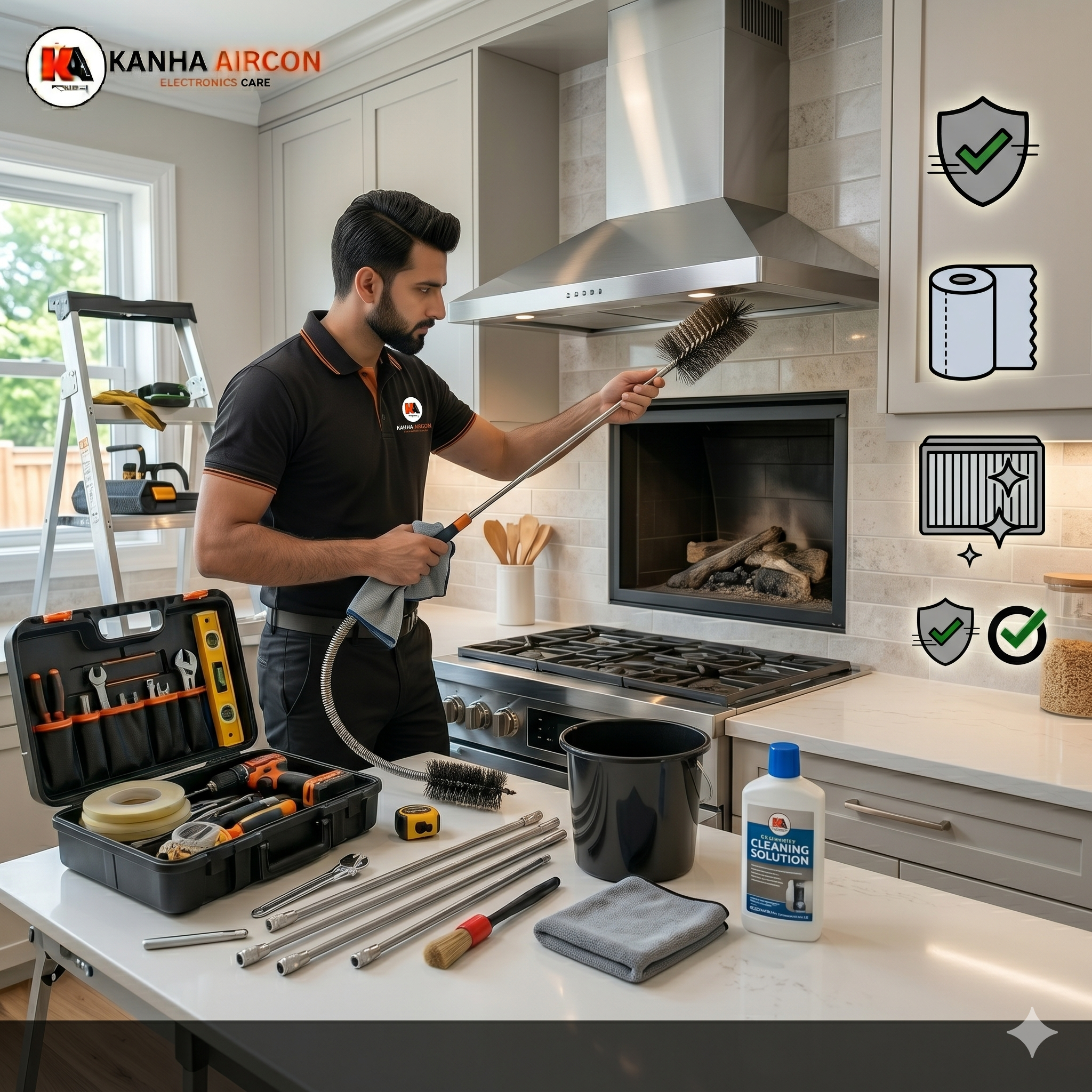 Chimney basic cleaning